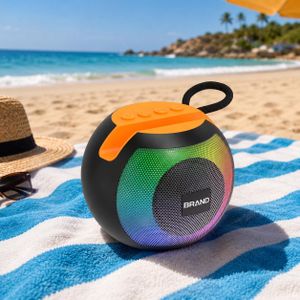Speaker Bluetooth RGB avec Support Téléphone Intégré – Ambiance Sonore & Cinéma Relax couleur aléatoire