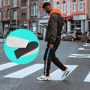 Semelles intérieures pour augmenter la hauteur pour hommes et femmes, chaussures pieds plats, Support de voûte plantaire, baskets, rehausseur de talon, coussinets de chaussures en mousse à mémoire de forme