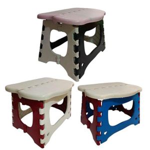 Tabouret en plastique pliable multi-usages