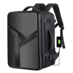 Sac à dos coque dure pour PC, Sac de voyage USB multifonction grande capacité
