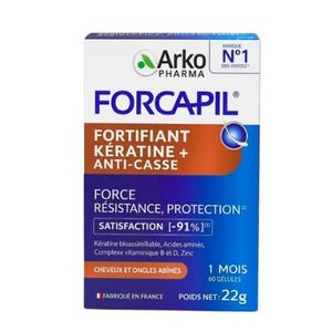 Forcapil Keratine+ Anti-Casse 60 Gelules