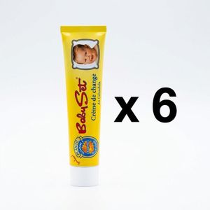 Baby Set lot 6 pcs  Crème de Change en vitamine E et l’oxyde de Zinc