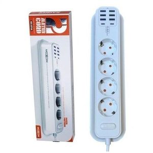 Moxom Multiprise Rallonge 2m, Bloc de 4 Prises, 6 ports Usb 3.4A 2 port  Type C à prix pas cher