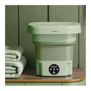 Mini lave-linge portable pliable, machine à laver compacte gain de place, idéale studio voyage camping