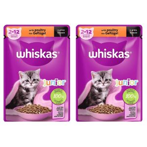 Whiskas Nourriture pour chaton - Poulet en sauce - Alimentation Junior - 85g