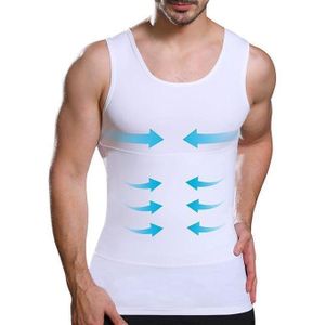 Mens Slimming Compression Shirt, Body Shaper Workout Tank Top