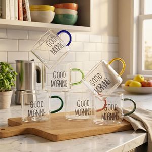 Ensemble de Tasses en Plastique Transparent – Lot de 6 Pièces