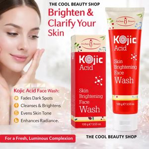 Aichun Beauty Kojic Acid Skin Brightening Face Wash – Nettoyant Eclaircissant pour le Visage  Anti-Taches & Teint Lumineux

