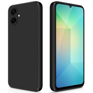 حافظة سيليكون لهاتف Samsung A07/A06 : أسود