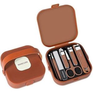 Kit Coupe-Ongles Professionnel en Acier Inoxydable – Trousse Complète de Manucure et Pédicure avec Coupe-Ongles, Ciseaux, Lime et Accessoires de Soin des Ongles pour Homme et Femme