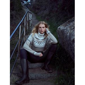 Koton Pull en maille à motifs - Design Beige