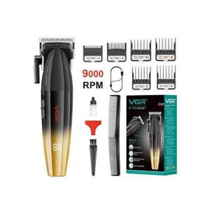 VGR  Tondeuse à Cheveux Professionnelle V-003 Rechargeable Sans Fil avec Écran LED – Machine de Coupe Cheveux Homme, Barbe & Coiffure Précise