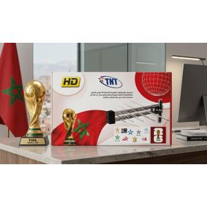Antenne Extérieur 40cm pour Chaines TNT Marocaines , Antenne HD SD TV