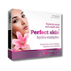 Perfect Skin Complément Alimentaire Peau Sèche & Déshydratée - Hydratation Intense, Souplesse & Éclat Cutané - 30 Comprimés