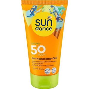 Dm SUNDANCE Crème solaire Gel Sport SPF 50, 150 ml