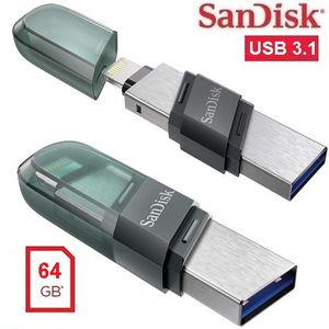 SANDISK Clé USB iPhone 64go iXpand Flash Drive lightning + USB pas cher 