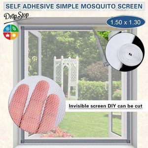 Drop Stop Moustiquaires pour fenêtres de cuisine de chambre à coucher, filet anti-mailles, insecte, moustique