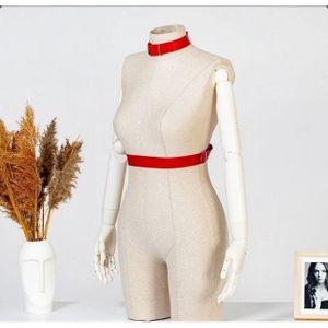 Lingerie sexy en similicuir: ceintures érotiques, inspirée du B-D-S-M et des soirées,harnai, porte-jarretelles. (style européen et américain) - Adulte, Sexy, Détails de chaîne métallique, chemise de nuit, vêtement intime
