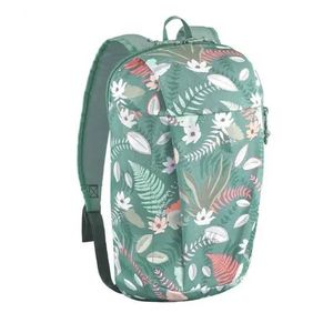 Quechua Sac à dos NH Arpenaz 10L - Randonnée Durable Confortable - Motif Floral Vert