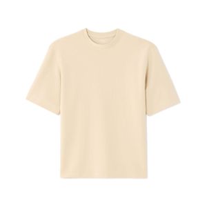 Celio T-shirt infroissable oversize col rond - BEIGE LIGHT