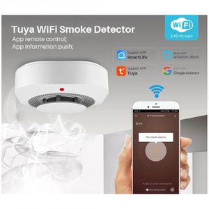 Tuya Wifi Détecteur de fumée Capteur de monoxyde de carbone