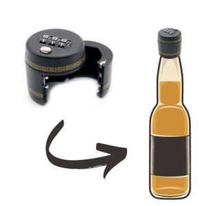 Serrure À Mot De Passe Serrure À Combinaison Bouchon pour Bouteille