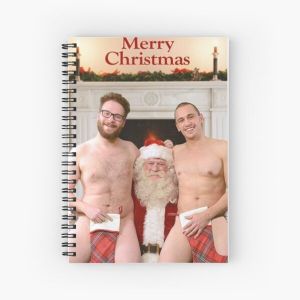 Merry Xmas from Seth & James Spiral Notebook Bloc note