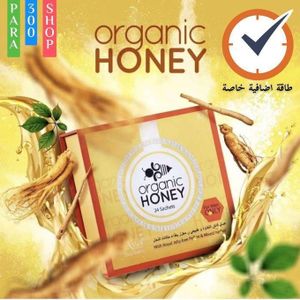 Miel organic - Miel extra fort pour hommes, polen d'abeille, 100 herbes pures melangees Miel Bio avec Royal gelee naturelle de première qualité - ( grand paquet de 24 sachets de 10 grammes chacun )