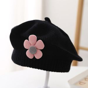 Béret mignon pour bébé – Couleur noir, chaud et confortable pour garçons et filles (0 à 6 ans)