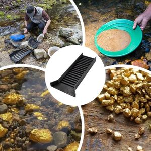 Sluice Box Orpaillage – Rampe de Lavage pour Recherche d’Or dans les Rivières – Léger, Portable et Facile à Utiliser