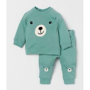Generic Vêtements bébé garçon: chemise en coton et pantalon en jean-  Vêtements enfants à prix pas cher