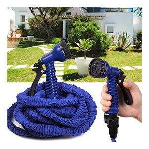 Magic Hose Tuyau Arrosage Extensible 60m + Pistolet à Eau 7 jets + Embouts Universels -Longueur 60 M