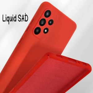 Case Samsung a73 (4G), pochette Dane agréable touche confort,Case Rouge