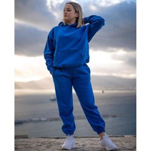 Jogging large Bleu femme pas cher