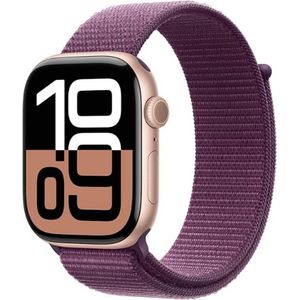 Apple Watch Series 10 GPS 46mm Rose Gold / Plum Sport Loop