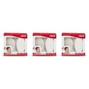Farlin Lot de 3 - Brosse et Peigne Bébé - Set Essentiel pour Soins Capillaires - Dès la Naissance - Blanc