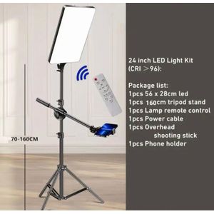 24in Ring Light Led Video Lamp Équipement photographique 60W Led Studio fill Light For Photo Video Film Shooting AVEC