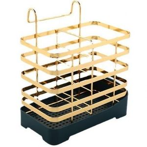 Support ustensiles de cuisine anti-rouille Doré, Porte Cuillères