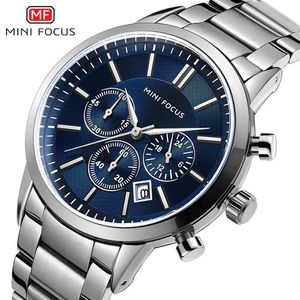 MINI FOCUS Montre homme Chronographe mouvement de quartz