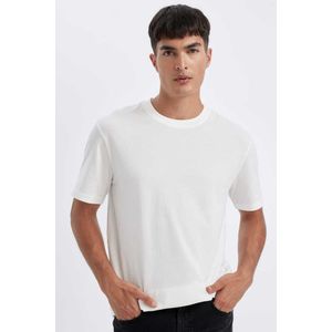 Defacto ديفاكتو رجالي New قصة عادية رقبة دائرية أساسي Cotton تي شيرت