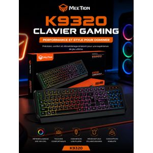 Meetion Clavier Gamer K9320 Gaming Keyboard - Clavier Gamer