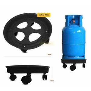 Support Mobile pour Bouteille de Gaz - Robuste, Pratique, Facile à Déplacer, Convient pour Bouteilles de 6kg et 13kg