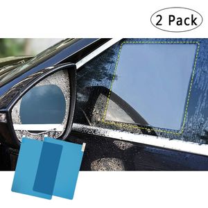 Generic 2pcs Rétroviseur de voiture autocollant pluie sourcil