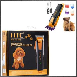 HTC CT-8086 Tondeuse de Toilettage pour Animaux – Sans Fil, Silencieuse et Rechargeable