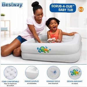 General Piscine Gonflable pour Bébé Bestway 0-3 Ans – Baignoire Enfant Pratique pour Jeux d’Eau et Été