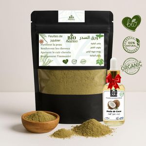 BIO SANTE Jujubier sidr poudre fine Bio Santé 500 g + huile de Coco 30ml gratuit
