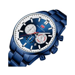 MINI FOCUS -Montre-bracelet chronographe à quartz pour homme, montre habillée étanche
