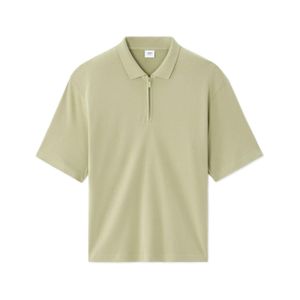 Celio Polo col zippé 100% coton - GREEN LEAF