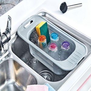 Passoire en plastique argenté pour le lavage de légumes et fruits