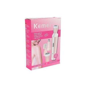 Kemei Epilation tondeuse 4en1 femme corps et visage électrique pour les femmes nez oreille sourci
